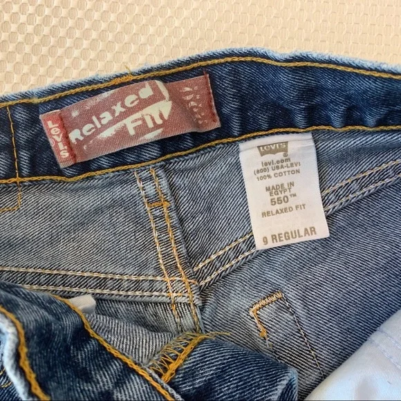 ✅ Levi’s Boys 550 Relaxed Fit Jeans, Sz 9 Regular - Picture 6 of 8